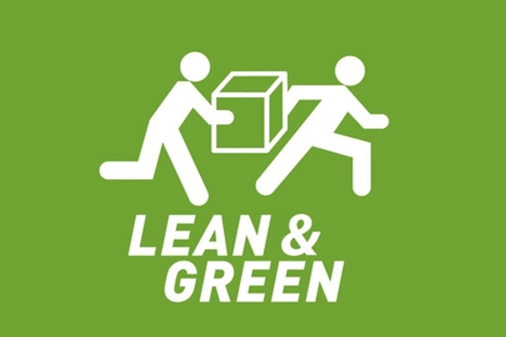Lean & Green logo als symbool voor duurzame logistiek